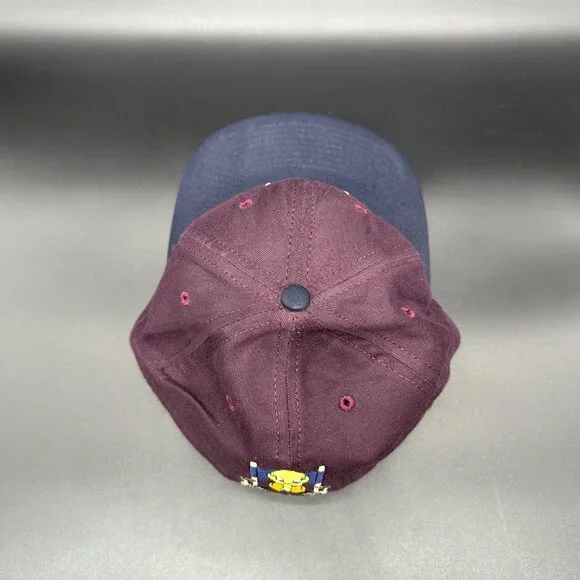 Vintage Baseball Cap 1991 Tweety Embroidered Hat Purple Navy Warner Bros USA - Picture 6 of 10